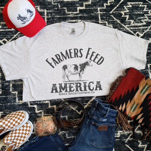 Farmers Feed America Cow Tee