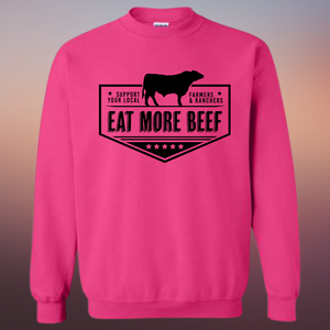 Eat More Beef Crewneck