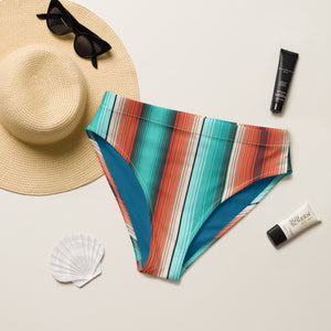 Desert Serape High Waisted Bikini Bottom