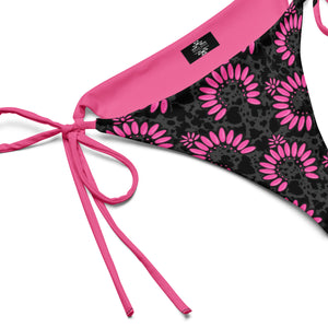 Pink Squash String Bikini Bottom