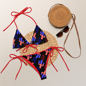 Patriotic Cacti String Bikini