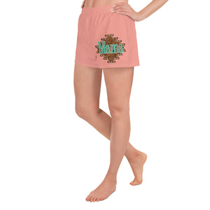 Pink MAMA Athletic Shorts