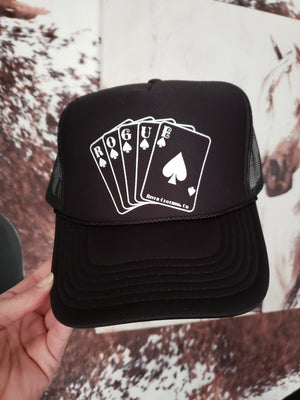 Rogue Cards Black Trucker Hat