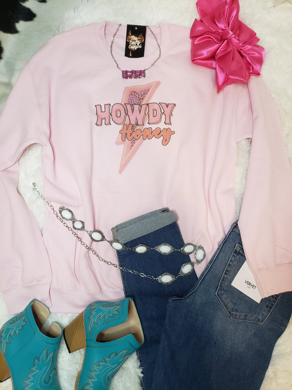 Howdy Honey Crewneck Sweatshirt