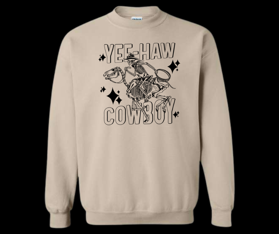 Yeehaw Cowboy Crewneck Sweatshirt