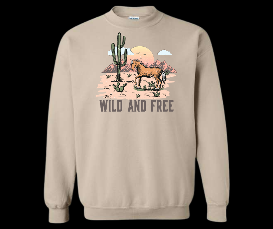 Wild and Free Crewneck Sweatshirt