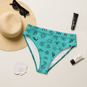 Cattle Brands High Waisted Bikini Bottoms